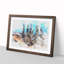 Moscow Russia Skyline - Framed Print-56891024-56891025