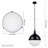 Simple Globe 2-Light Pendant Light-39122192