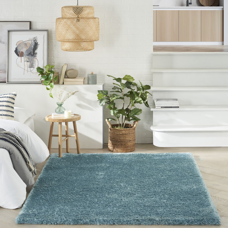 Solid Area Rug, Rectangle 5'3" x 7'3"