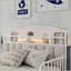 Structure de lit plateforme en métal avec lumière, lit en métal pour enfants avec tête de lit tapissier et rangement-767949091-767949089