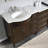 Davian Single Bathroom Vanity with Marble Top-33584384