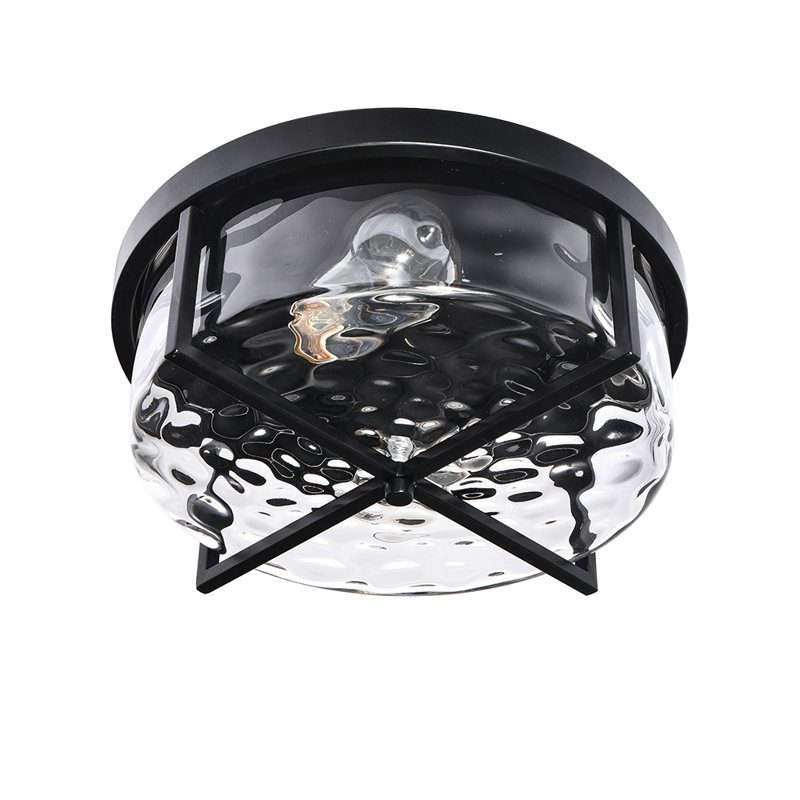 Verdon Glass Flush Mount
