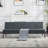 69.7 "modern living room futon sofabed, polyester fabric, quick conversion-2020808321
