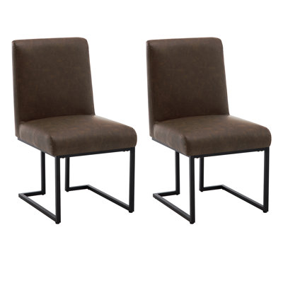 45cm H Upholstered Metal Side Chair