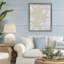 Cadre flottant gris avec étoile de mer, design par Patti Bishop-1389827372-1389827374