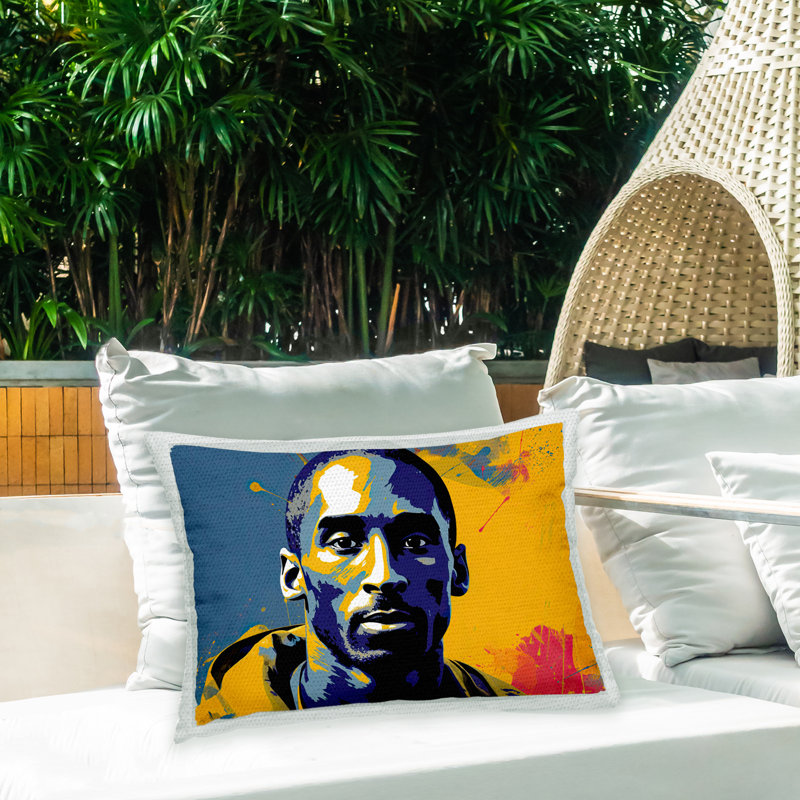 Abstract Outdoor Throw Pillow