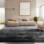 Tapis argenté / noir Atziri Costa Mesa-31312034