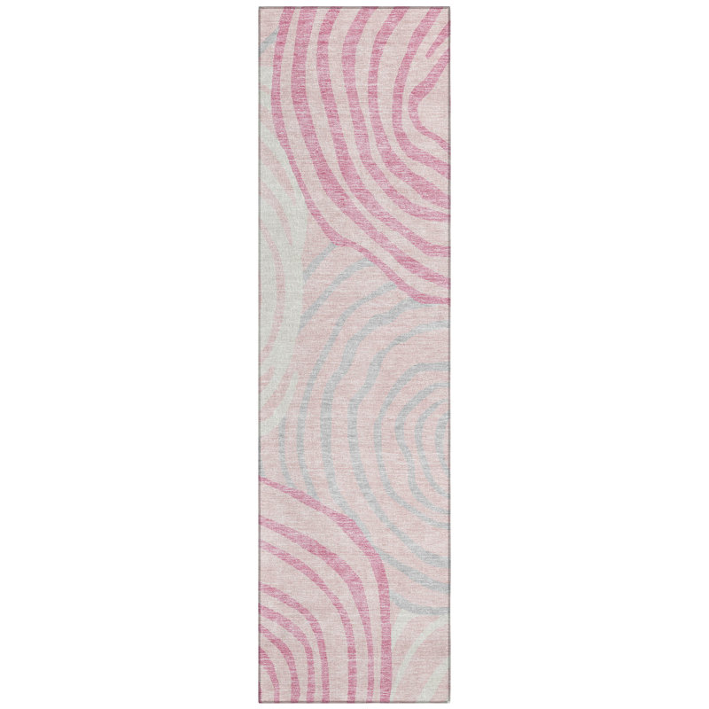 Leis Abstract Indoor Rug, Runner 2'3" x 7'6"