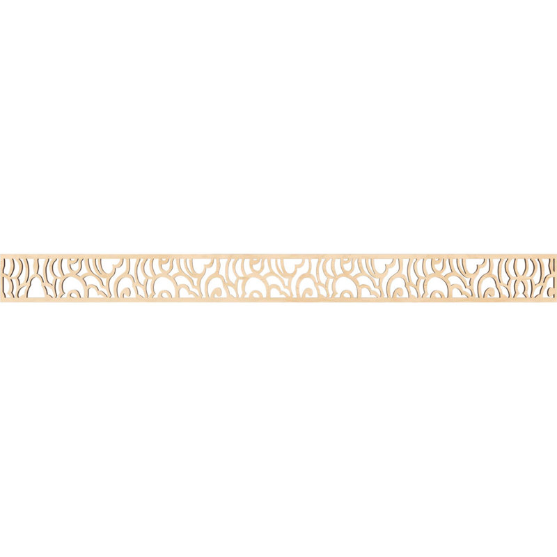 Moulure Springfield, bouleau l 46 3/8 po x H 4 po x T 3/8 po, Bouleau, H 4 po x l 46,375 po x P 0,375 po