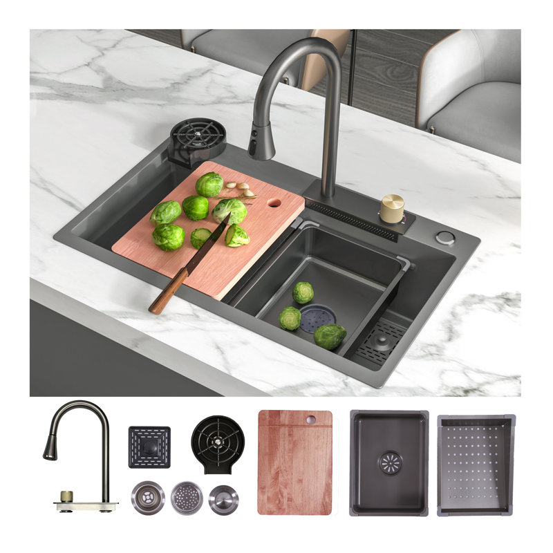 1 Bowl Drop-in Kitchen Sink