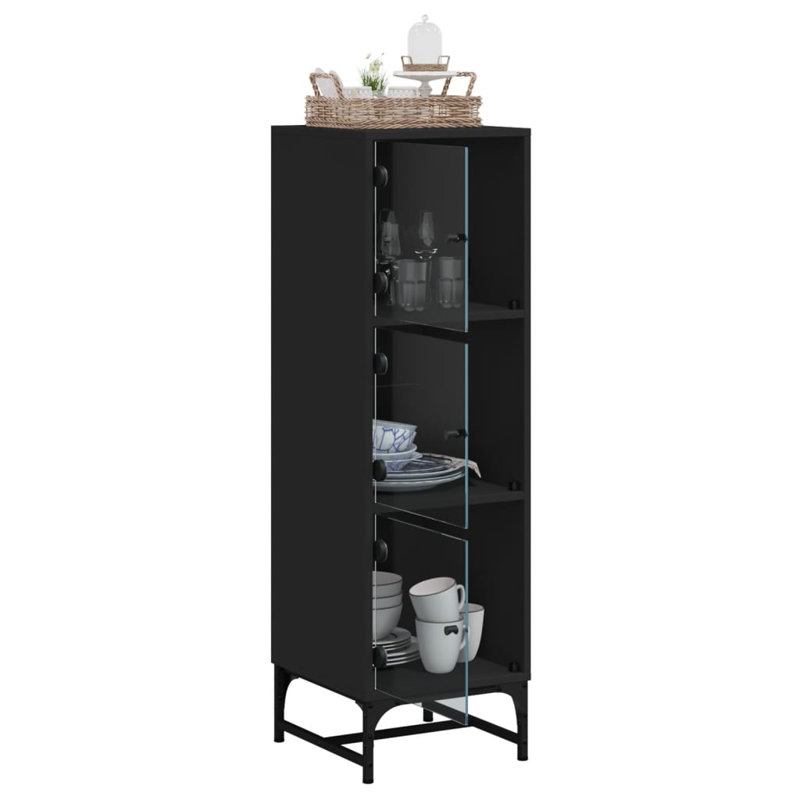 Calianna Display Cabinet, Black