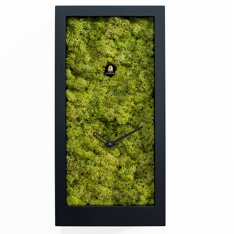 Mitcham Wood Wall Clock, Black