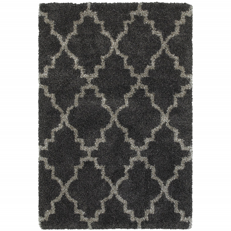 Tapis gris anthracite / gris Sayer