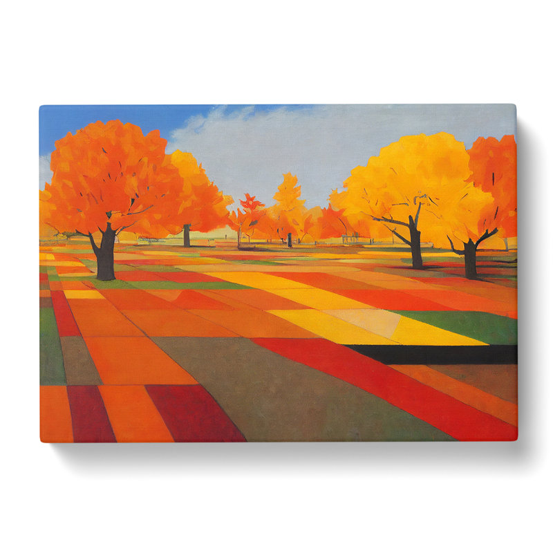 Autumn Forest Meadow - Wrapped Canvas, 35cm H x 50cm W x 3cm D