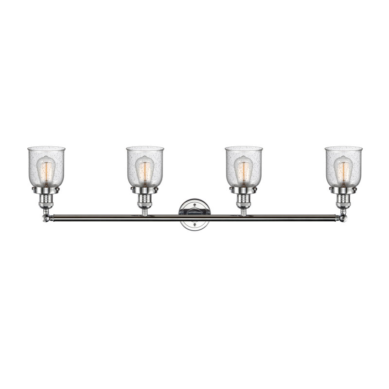 Éclairage pour salle de bain 4 lumières Anatol, DEL, Chrome poli