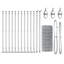 Galvanised Steel Border Fencing-511490337-511490350