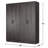 Double Wardrobe With 4 Slim Door!-1078577044