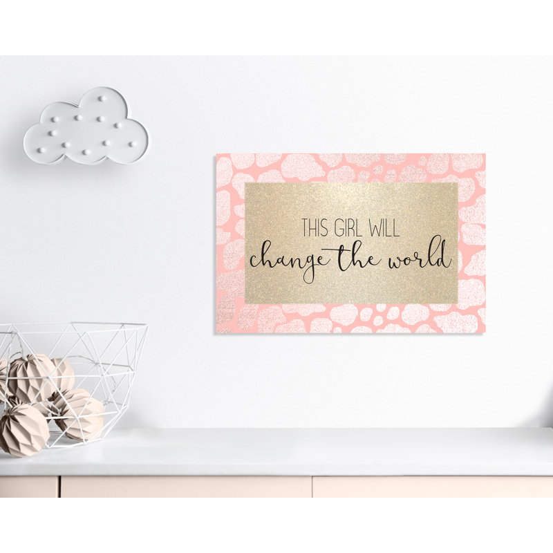 This Girl Will, impression sur papier, H 24 po x l 36 po x P 1,5 po, Canevas