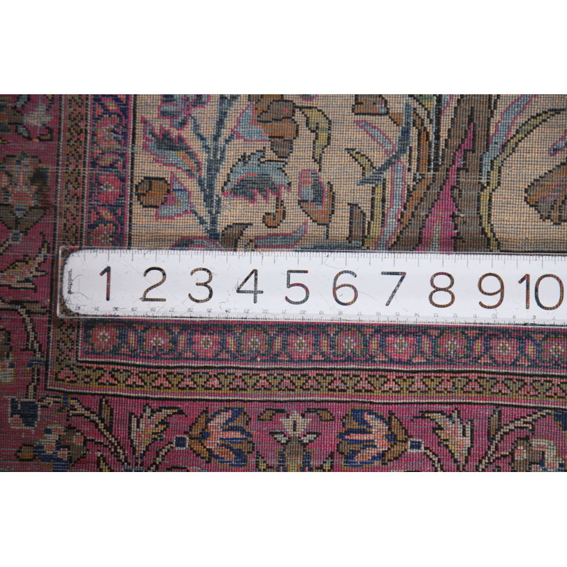 Tapis traditionnel avant teinture végétale pré-1900 4 x 7