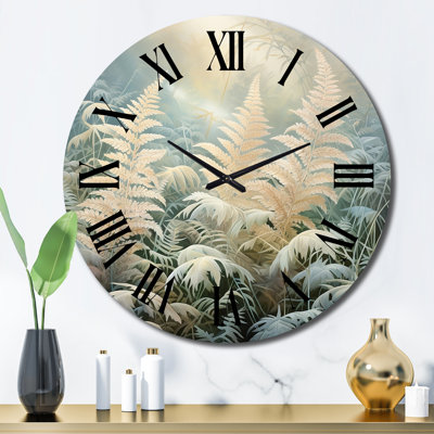 Daaniya - Horloge murale florale