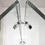 Porte de douche pliante double vitrage l 30 po x H 72 po, porte de douche réglable