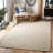 Kiki Jute/Sisal Marble/Linen Area Rug-548778684