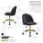 Ganey Velvet Task Chair-724784662