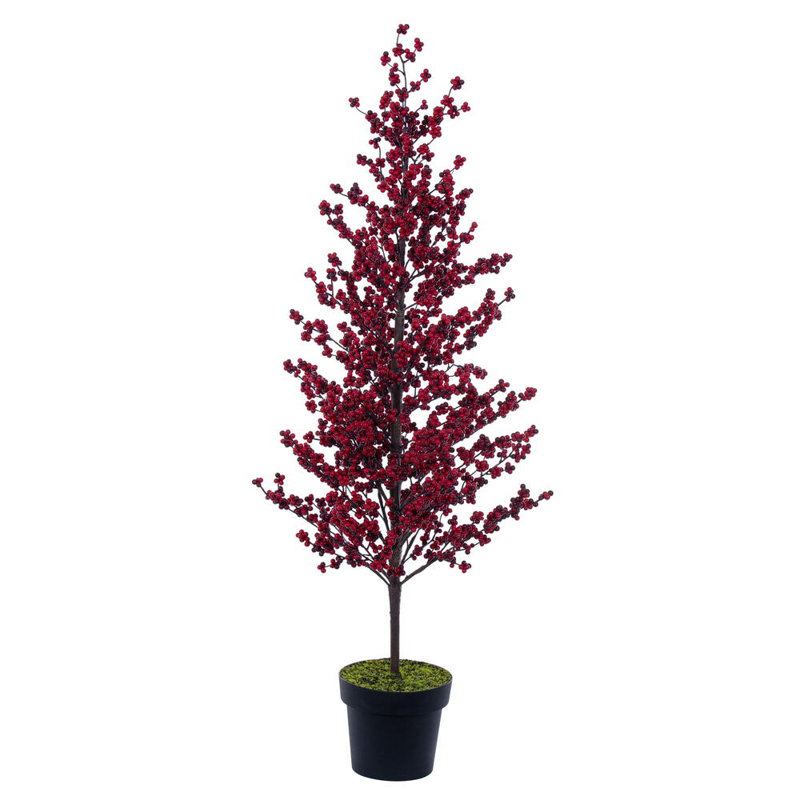 Faux feuillage en pot, H 51 po x l 21 po x P 21 po