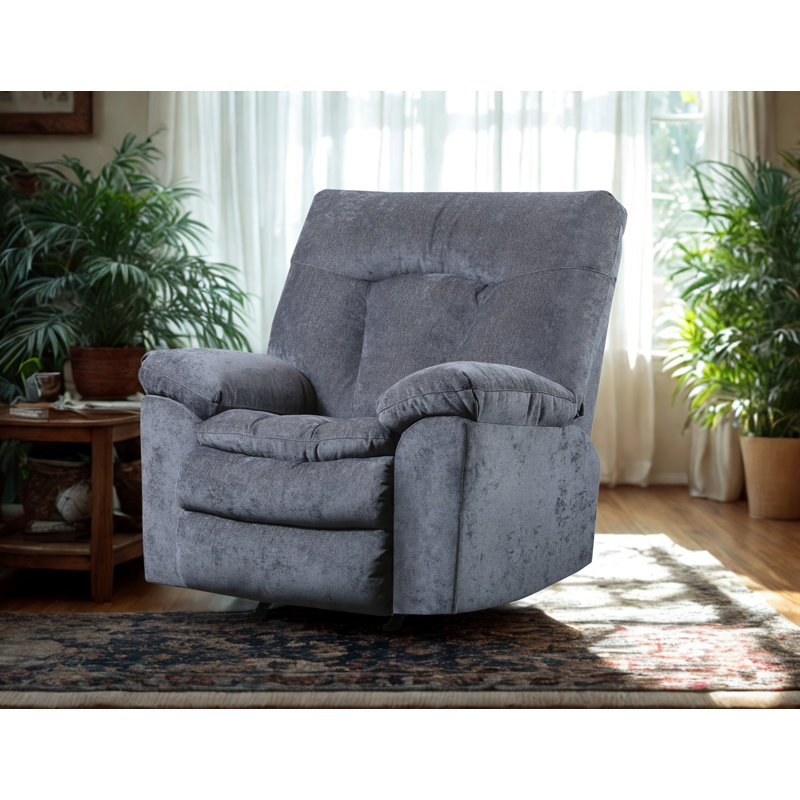 Benny Rocker Recliner, Blue