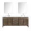 Freestanding Double Bath Vanity With Faucet Set And Mirrors
