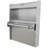 Aluminum Work Station Storage Cabinet With Flip-Out Work Tray And Paper Towel Rack Organizer For Garage, Shop, And Enclosed Trailers