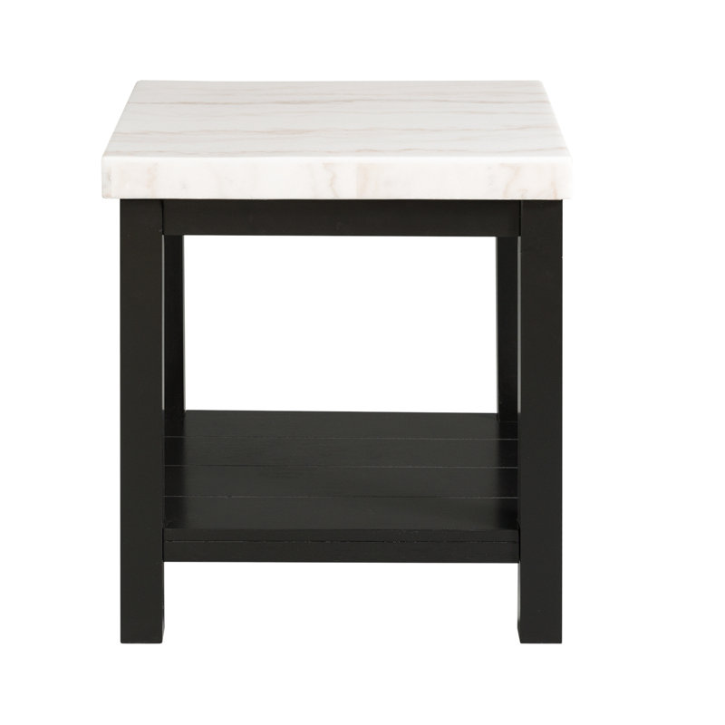 Table de bout avec tablette de rangement Benniton