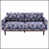 Chenille florale bleue est en rupture de stock