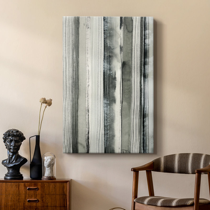 Differing Parallels I -Custom Wrapped Gallery Cavas, 18" H x 12" W