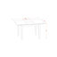  L'ensemble 5 pièces de table et chaises de cuisine comprend une table de salle à manger rectangulaire avec rallonge papillon et 4 chaises de salle à manger, 36 po x 54 po, brun selle-49668541-131366010