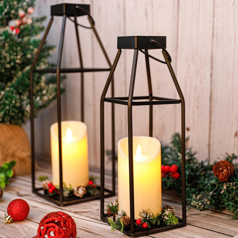 17.4'' H Metal Lantern