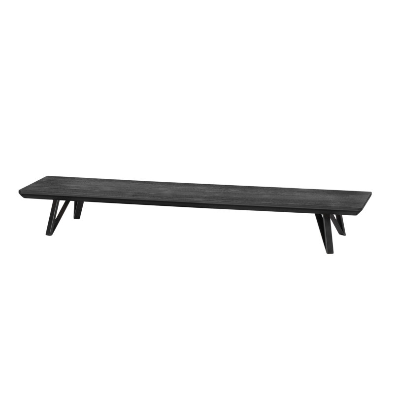 Bois Lameek, 40 pouces, Noir / Noir