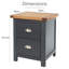 Sartin 45cm W Bedside Table