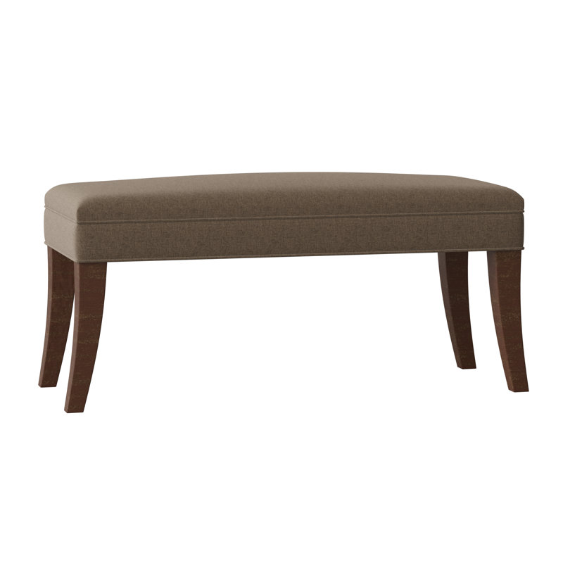 Deerfield Upholstered Bench, Linen (3156 72), Rustic Portobello