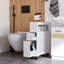 Armoire de rangement roulante pour salle de bain étroite-965641341