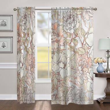 Floral Snake Shower Curtain