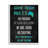 Vintage Game Room Rules Single Picture Frame Print on Canvas-97262566-97262565
