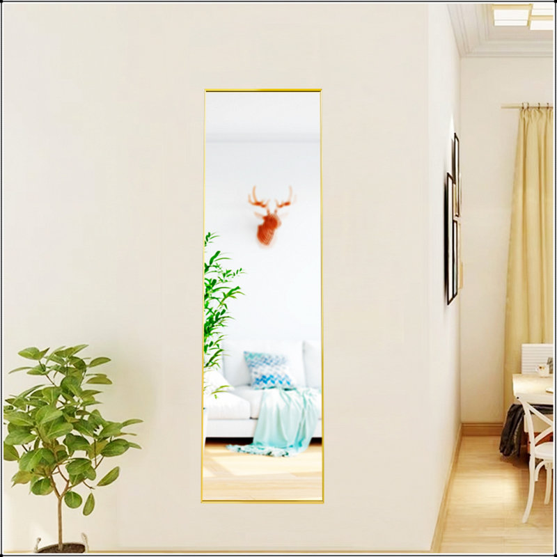 Miroir pleine grandeur sur pied suspendu ou debout, miroir de chambre à coucher