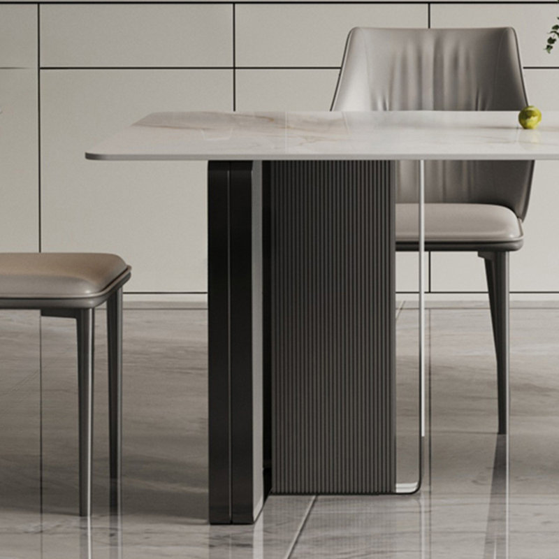 Ensemble de table de salle à manger style italien, H 29,52 po x L 59,05 po x l 31,49 po