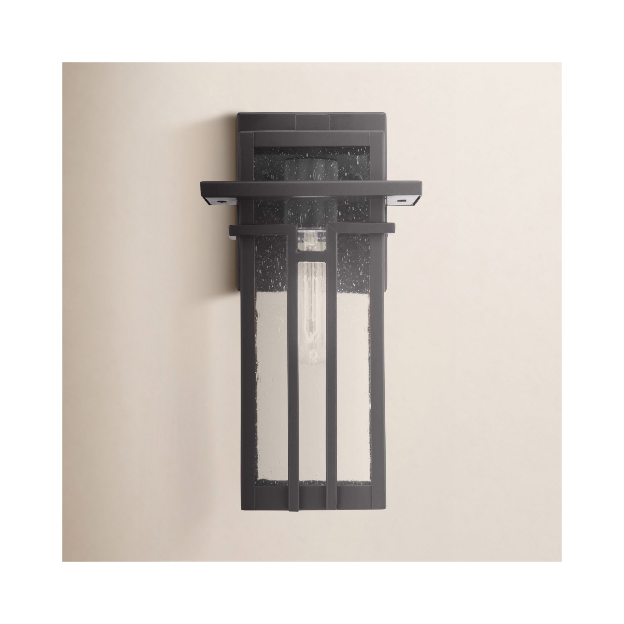 Blithe Single Light Outdoor Wall Light, 14.13" H x 7.63" W x 7.25" D