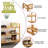 9 Pair Stackable Solid Wood Shoe Rack
