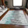 Premium Machine Washable Prisco Teal Rug