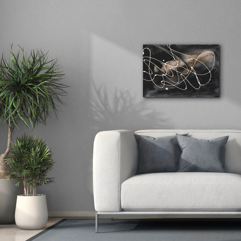 «Midnight Swirl III» par Regina Moore, H 18 po x l 26 po x P 0,75 po