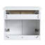 Meuble-lavabo de salle de bain mural de 24 po de style contemporain avec rangement spacieux pour 24 po