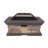 29 Inch Square Wood Burning Fire Pit For Cozy Outdoor Gatherings And Enhanced Backyard Atmosphere